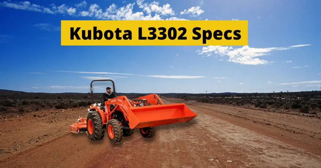 Kubota L3302 Specs Compact Diesel Tractor Features Construction Catalogs