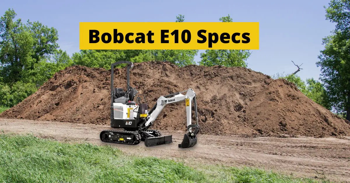 E10 Bobcat Specs: Compact Excavator Features