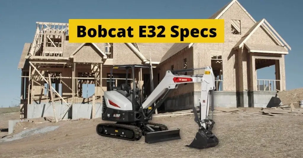 E32 Bobcat Specs: Compact Excavator Features - Construction Catalogs