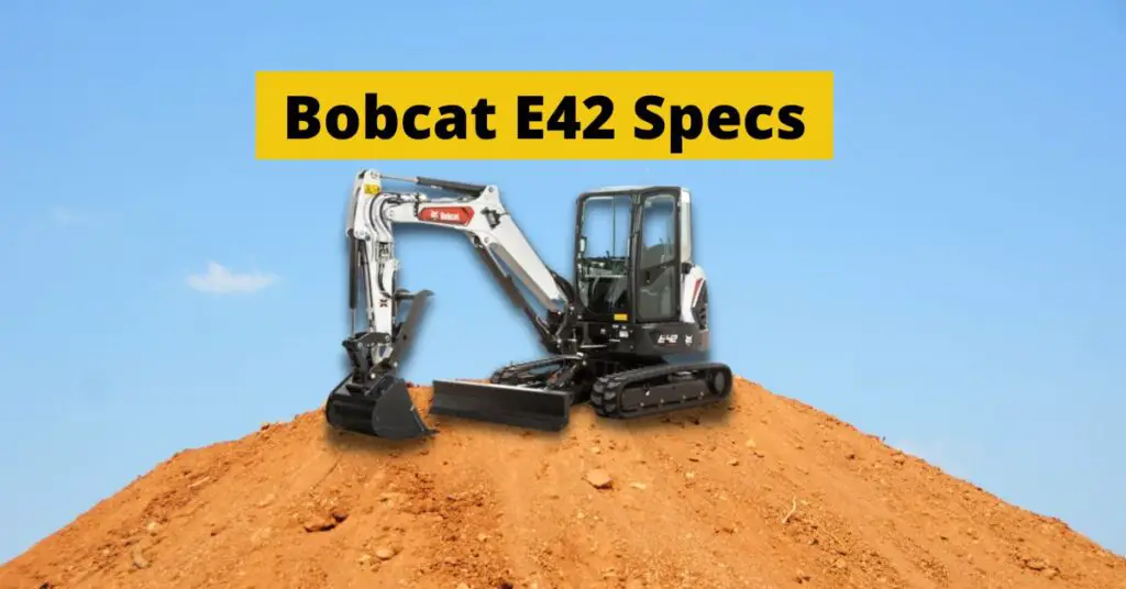 E42 Bobcat Specs Compact Excavator Features Construction Catalogs