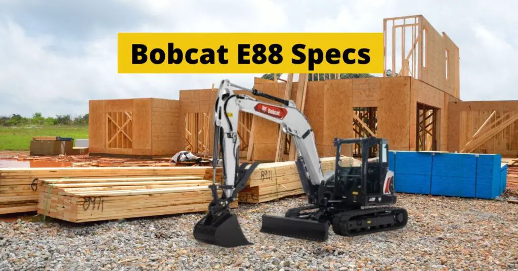 E88 Bobcat Specs Compact Excavator Features Construction Catalogs