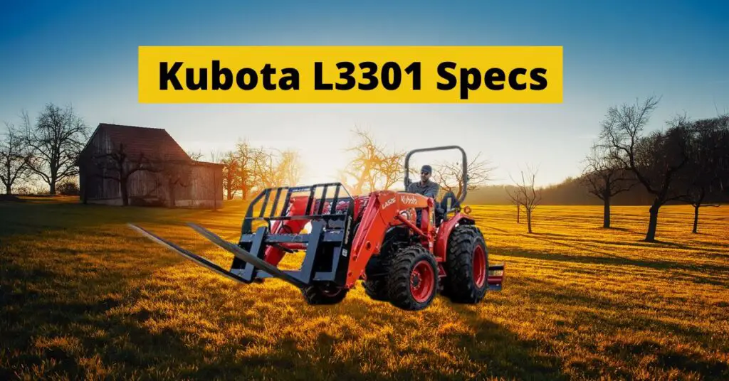 Kubota L3301 Specs: Compact Diesel Tractor Features - Construction Catalogs